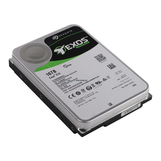 Seagate EXOS ST16000NM002G Product Manual