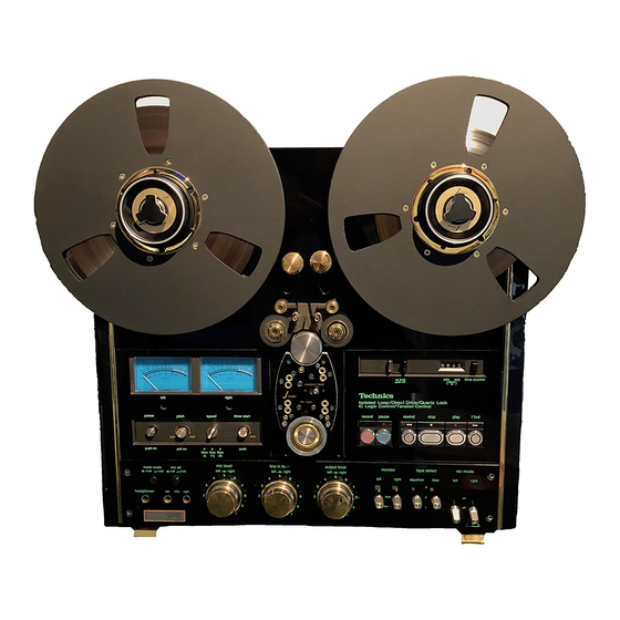 Technics RS-1506 Operating Instructions Manual