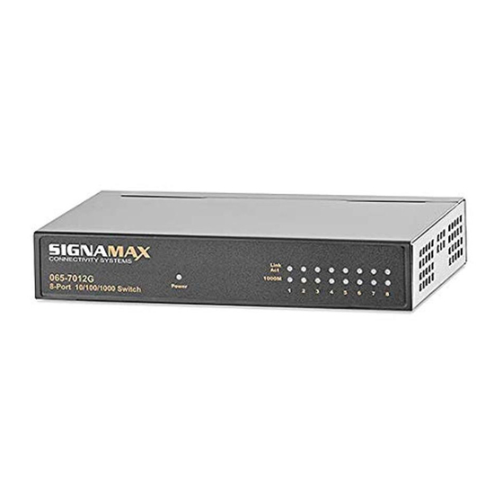 SignaMax 065-7012G User Manual