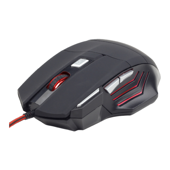 Gembird MUSG-02 Programmable Gaming Mouse Manuals