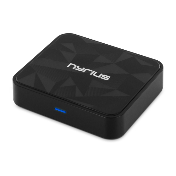 Nyrius SONGO HiFi Quick Start Manual