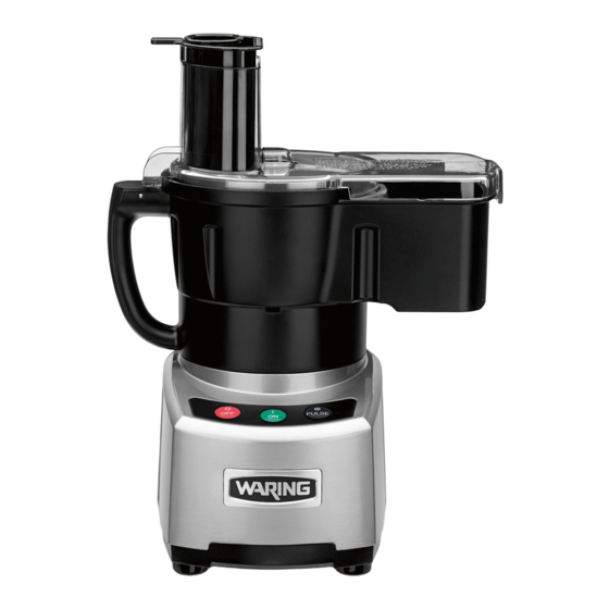 Waring WFP16SCDE Manual