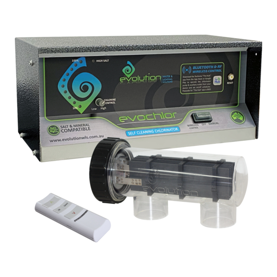 Evolution evochlor A20BT Installation And Operation Manual