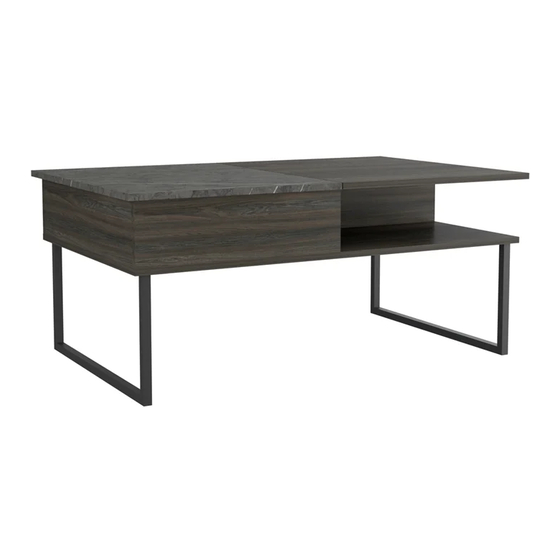TUHOME Furniture ARMIN Assembly Instructions Manual