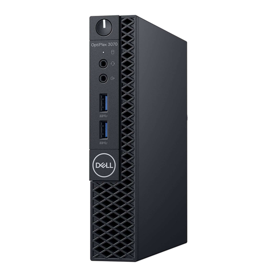 Dell OptiPlex 3070 Micro Desktop Computer Manuals