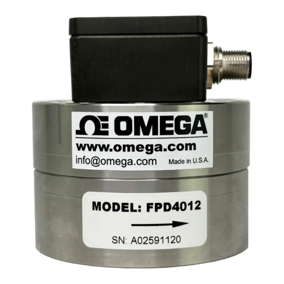 Omega FPD-4000 Series User Manual