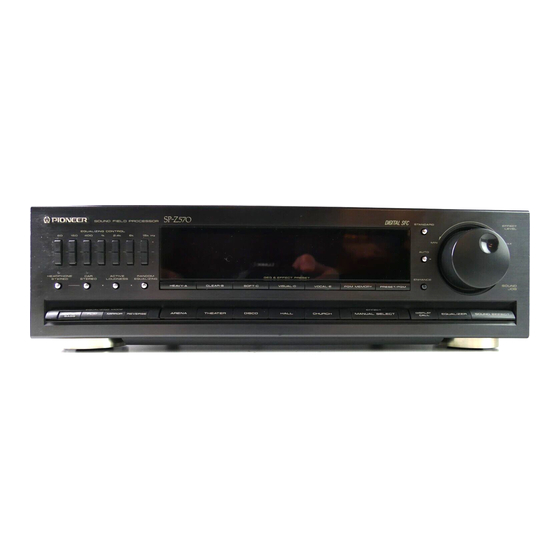Pioneer SP-Z560 Service Manual