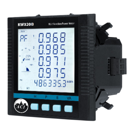 aci KW320B Series User Manual