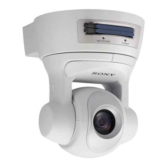 Sony SNC-RZ30N Service Manual