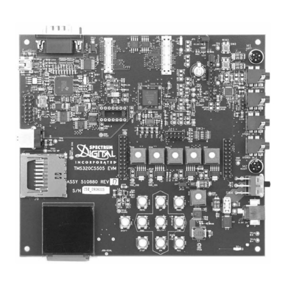 Spectrum Digital TMS320VC5505 Technical Reference