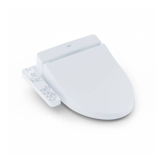 Toto WASHLET A100 Installation Manual
