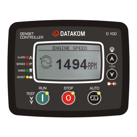 Datakom D-100 MK2 User Manual