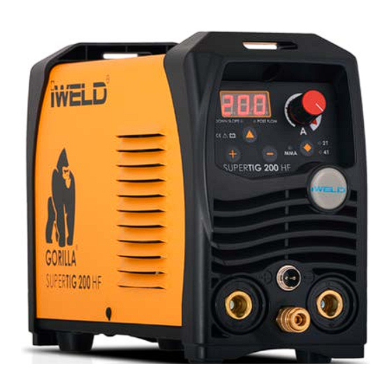 iWeld GORILLA SUPERTIG 200 HF User Manual