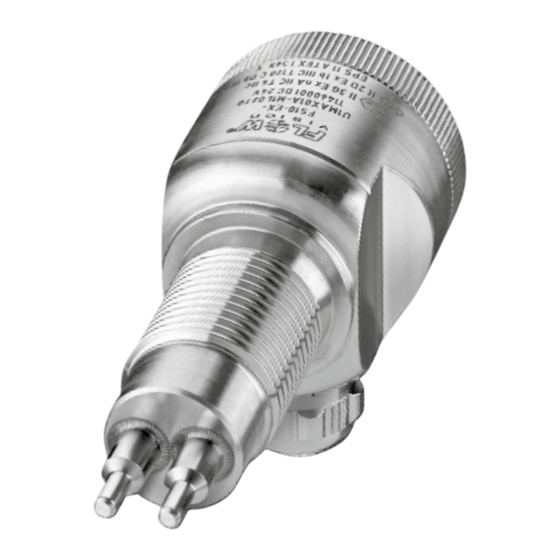 Flow vision FS10-EX Installation And Adjustment Instructions