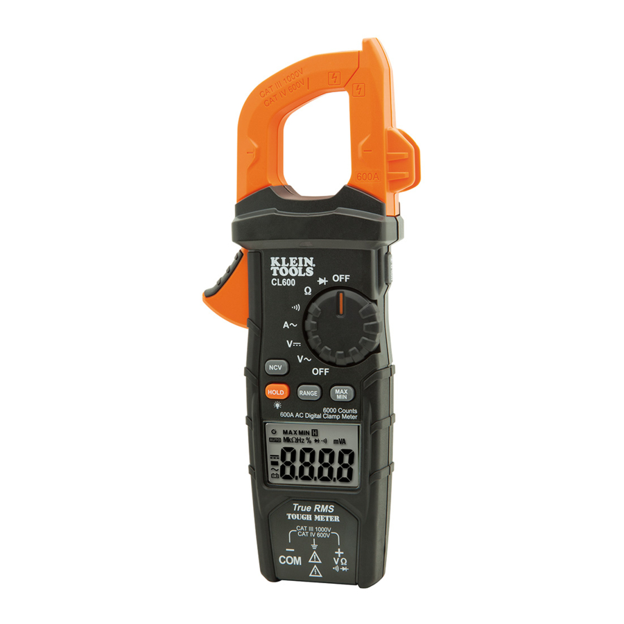 Klein Tools CL600 Manual