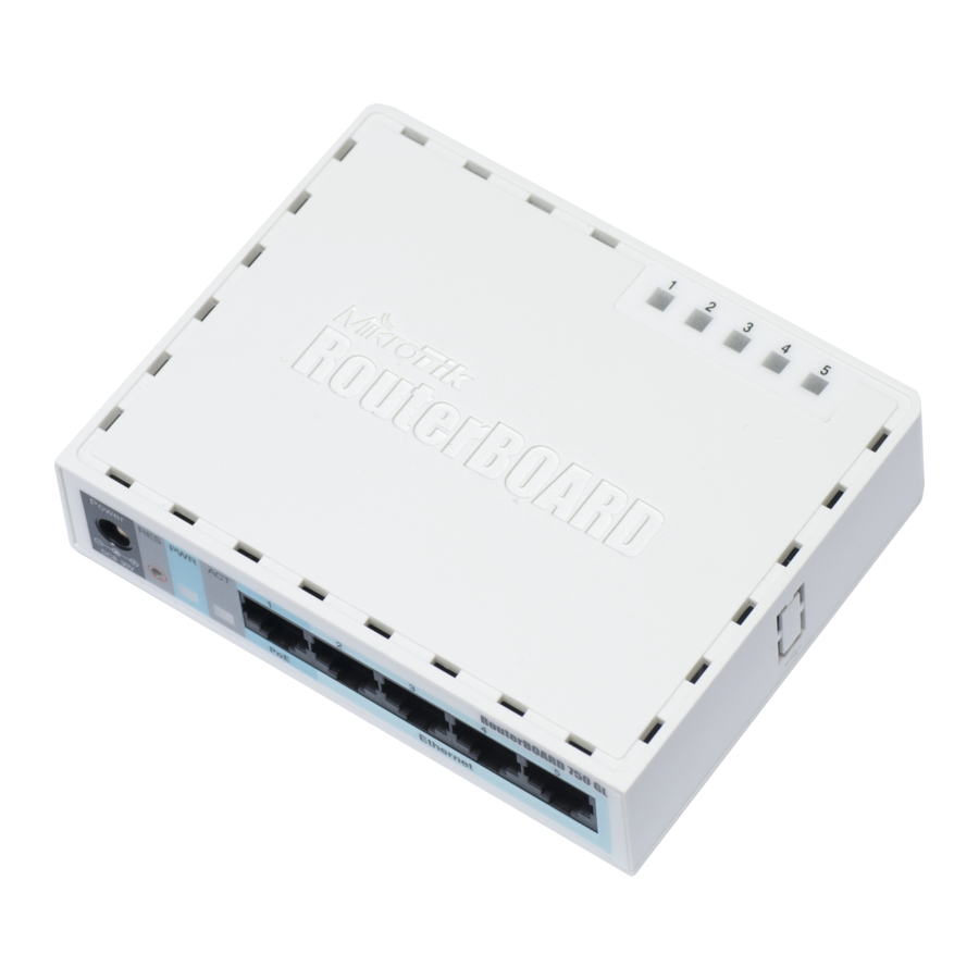 MikroTik RouterBOARD Installation Manual