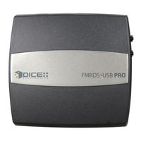 Dice FMRDS USB PRO Installation Manual