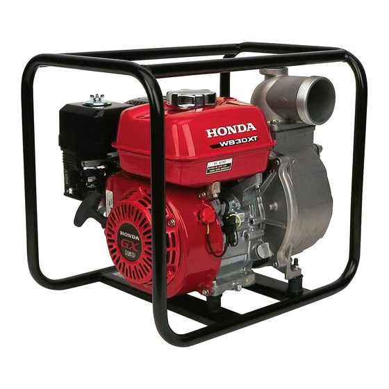 Honda WB20X Owner's Manual