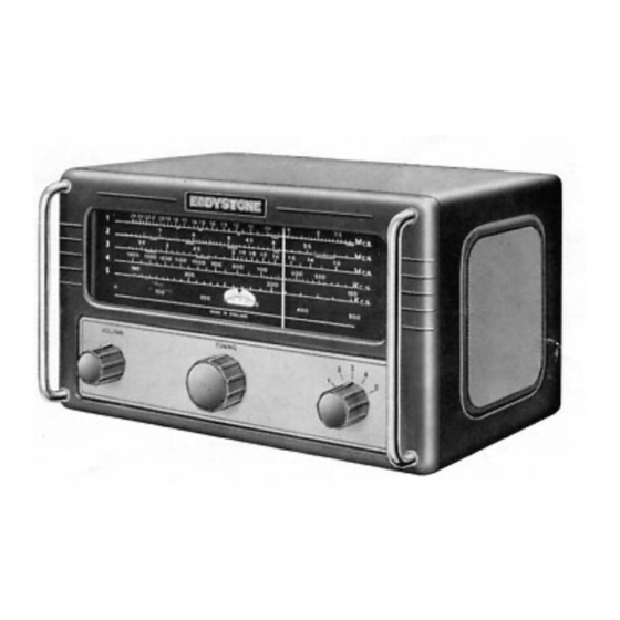 Eddystone 870A Manual
