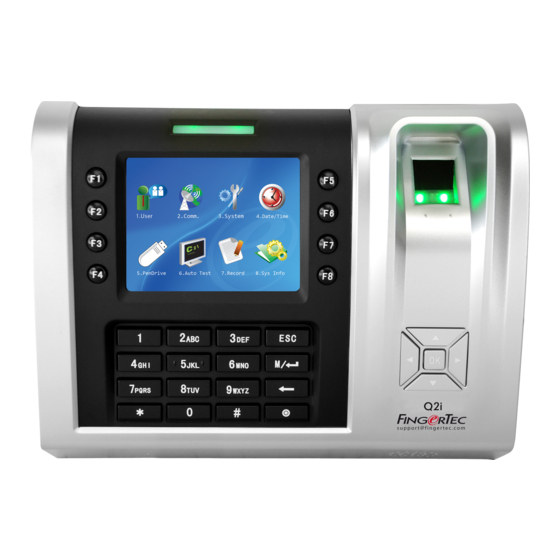 FingerTec TA100C User Manual