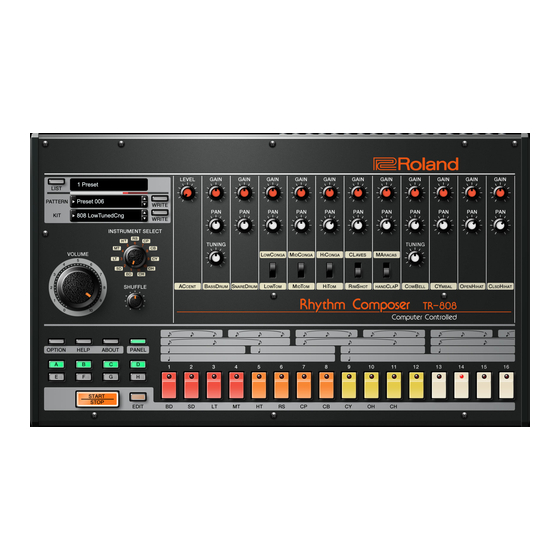 Roland TR-808 User Manual