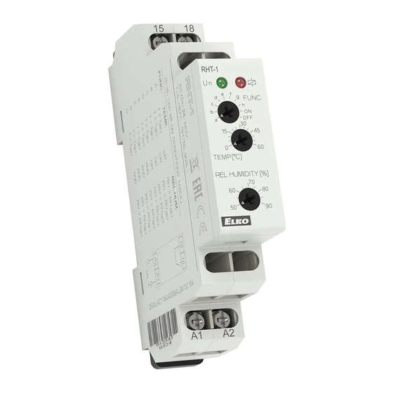 Elko RHT-1 Manual