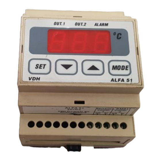 VDH ALFA 51 PI User Manual