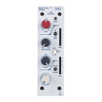 Rupert Neve Designs Portico 542 Manual