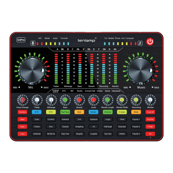 tenlamp G3 Pro User Manual