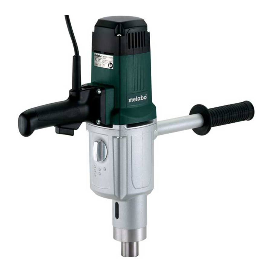 Metabo B 32/3 - Drill Manual