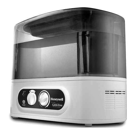 Honeywell HWM 500 - UV Warm Moisture Humidifier Instructions For Operation, Care And Cleaning