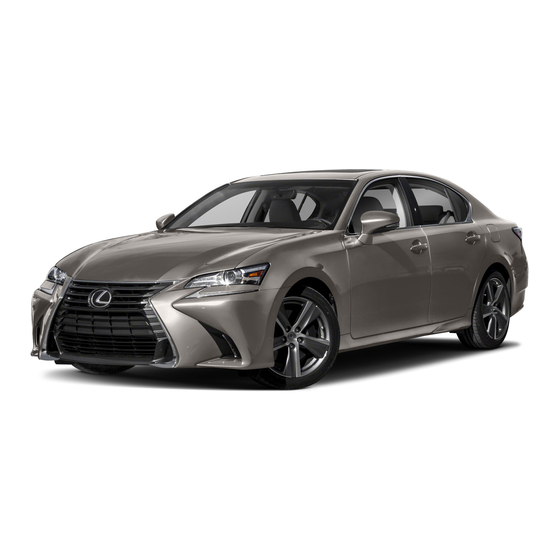 Lexus 2016 GS F Owner's Manual