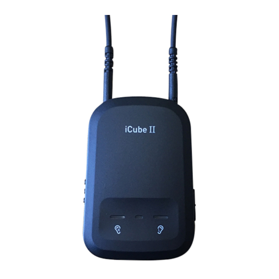 Phonak iCube II User Manual