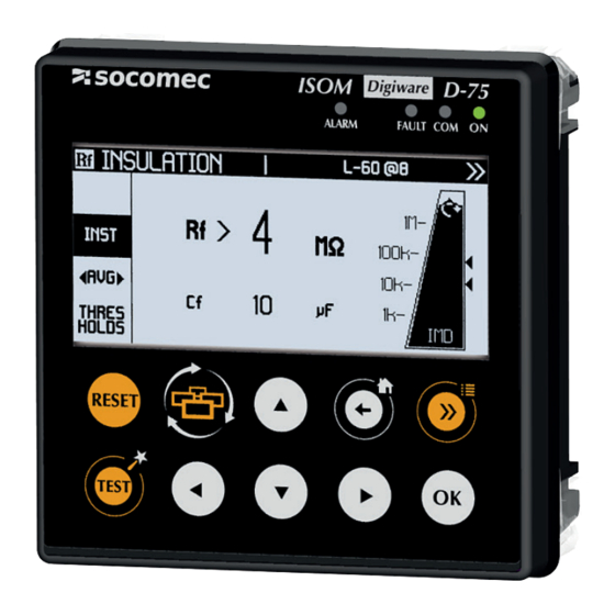 socomec ISOM Digiware Instruction Manual