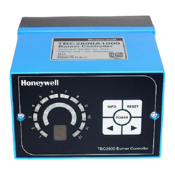 Honeywell TBC2800 Series Product Handbook
