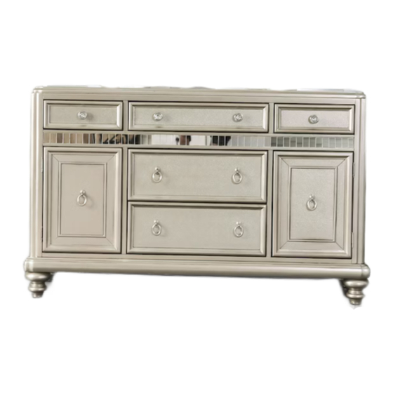 Furniture of America Xandra CM3239SV Assembly Instructions Manual