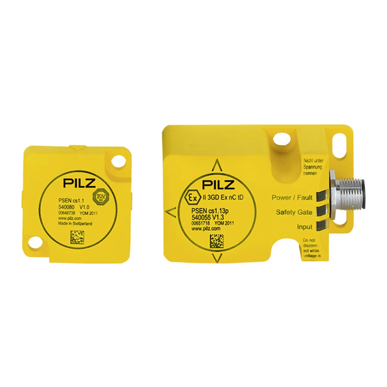 Pilz PSEN cs1.13p ATEX Operating Manual