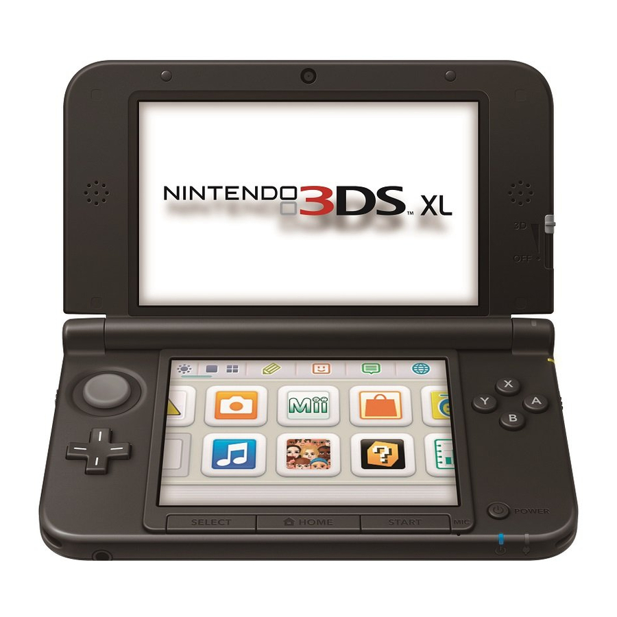 Nintendo 3DS XL Operation Manual