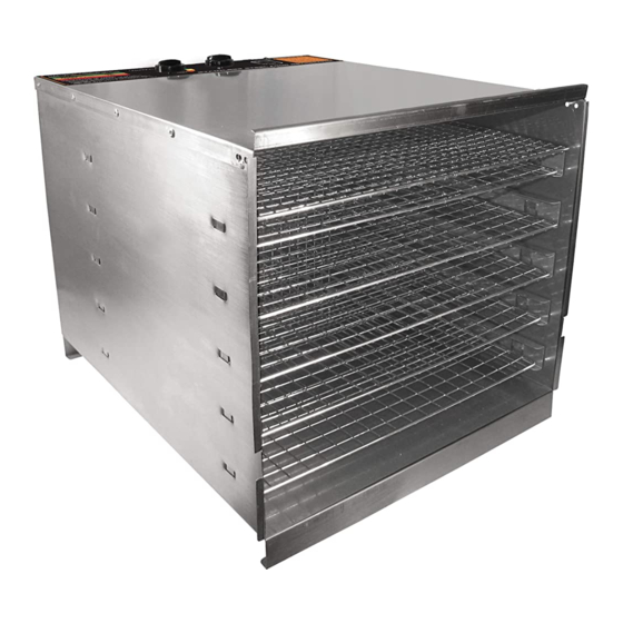 User Manuals: Weston 74-1001-W Food Dehydrator