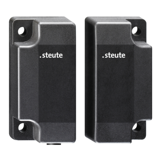 steute HS Si 4 Mounting And Wiring Instructions