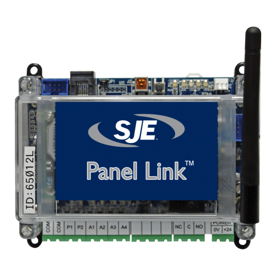 SJE Panel Link Light User Manual