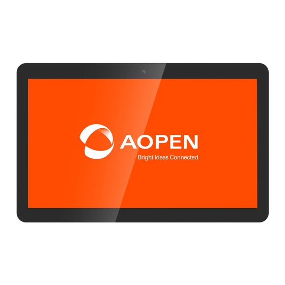 AOpen eTILE-FKB Series Display Panel Manuals