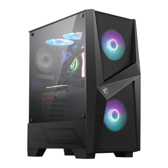 MSI MAG FORCE 100M Installation Manual