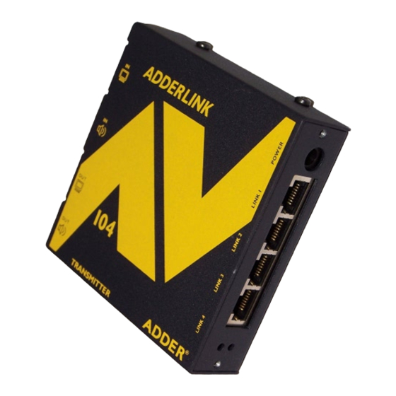 ADDER AdderLink AV series Manual