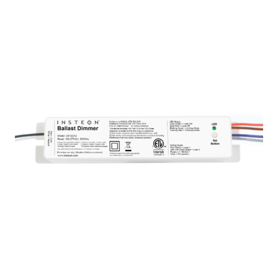 INSTEON 2475DA2 Quick Start Manual