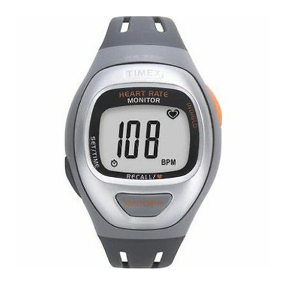 Timex Easy trainer Owner's Manual