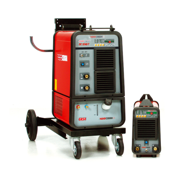 ARC TIG SOUND DC 3240/T Instruction Manual