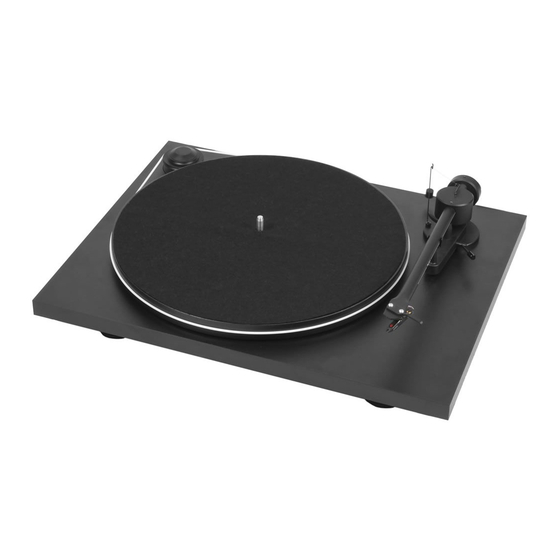 Pro-Ject Audio Systems Essential II DIGITAL Instructions For Use Manual