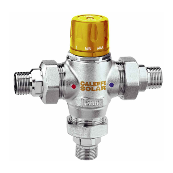 Caleffi solar 2523 Series Manual