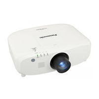 Panasonic PT-E800Z Information For Users